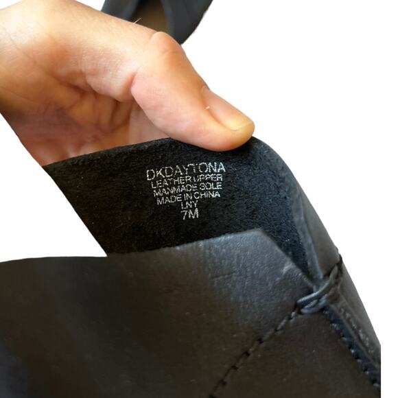 Dockers Block Heel Leather Sandals Womens Size 7 - Picture 4 of 5